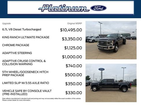 Used 2021 Ford F350 King Ranch w/ King Ranch Ultimate Package AWD/4WD image 11