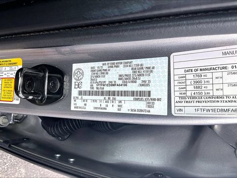 Used 2021 Ford F150 Lariat w/ Equipment Group 502A High AWD/4WD image 36