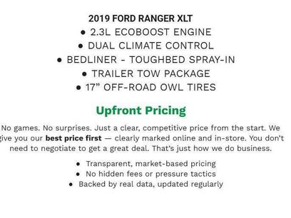 Certified 2019 Ford Ranger XLT w/ Equipment Group 302A Luxury