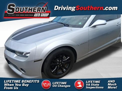 Used 2015 Chevrolet Camaro LS w/ Black Rally Stripe Package RWD image 1