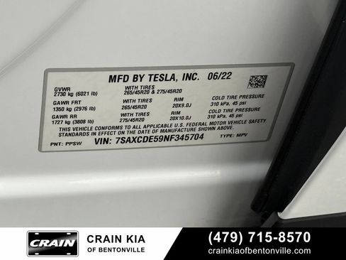 Used 2022 Tesla Model X AWD/4WD image 34