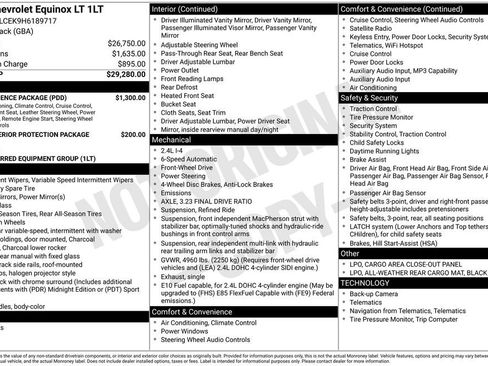 Used 2017 Chevrolet Equinox LT w/ Convenience Package FWD image 29