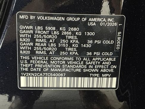 New 2026 Volkswagen Atlas SE AWD/4WD image 36