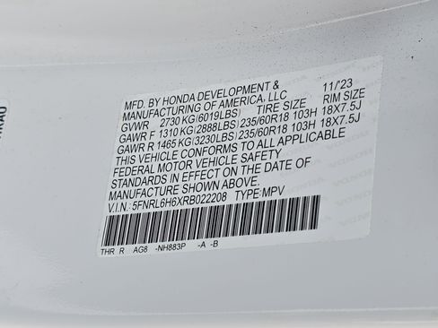 Used 2024 Honda Odyssey EX-L image 35