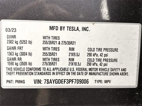 Used 2023 Tesla Model Y Performance image 34