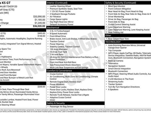 Used 2026 Kia K5 GT FWD image 6