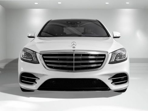 Used 2018 Mercedes-Benz S 450 4MATIC Sedan w/ AMG Line Exterior image 8