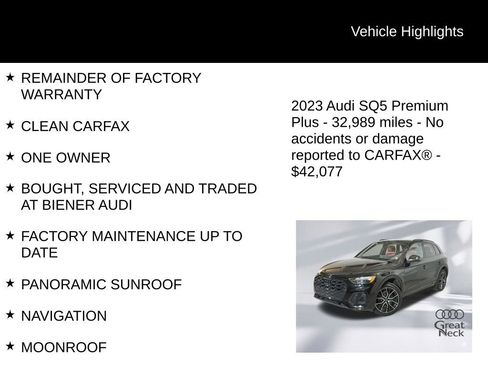 Used 2023 Audi SQ5 Premium Plus w/ Premium Plus Package image 8