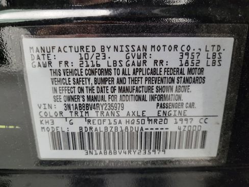 Used 2024 Nissan Sentra S FWD image 33