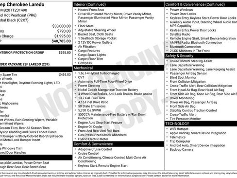 New 2026 Jeep Cherokee Laredo AWD/4WD image 29