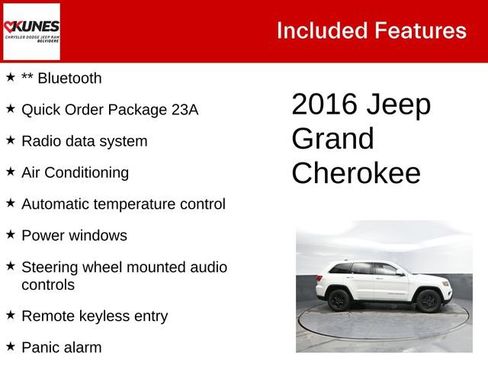 Used 2016 Jeep Grand Cherokee Laredo image 2