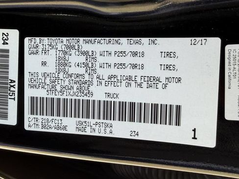 Used 2018 Toyota Tundra SR5 w/ SR5 Upgrade Package RWD image 27