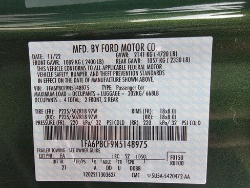 Used 2022 Ford Mustang GT image 31