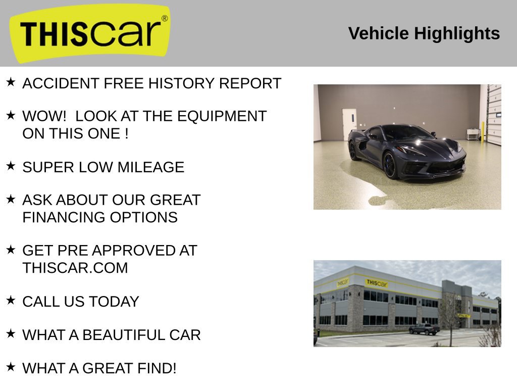Used 2021 Chevrolet Corvette Stingray Premium Cpe w/ Z51 Performance Package RWD image 12