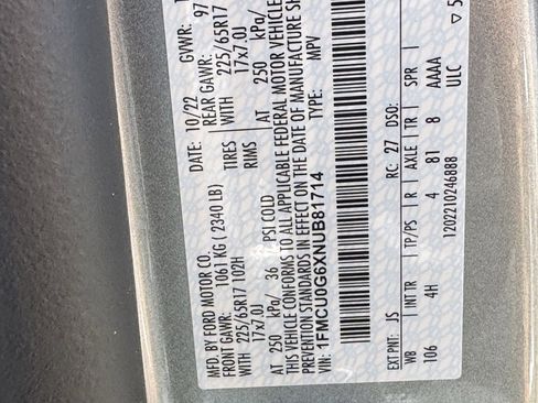 Used 2022 Ford Escape SE w/ Cold Weather Package image 43