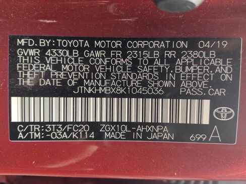 Used 2019 Toyota C-HR LE FWD image 33