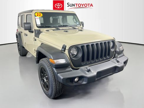 Used 2022 Jeep Wrangler Unlimited Sport image 1