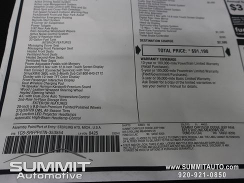 New 2026 RAM 1500 Limited AWD/4WD image 50