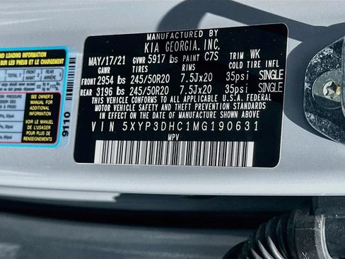 Used 2021 Kia Telluride EX w/ EX Premium Package AWD/4WD image 34