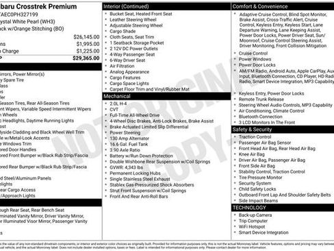 Used 2023 Subaru Crosstrek 2.0i Premium image 26