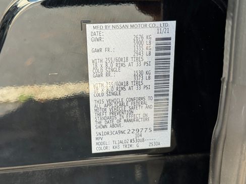 Used 2022 Nissan Pathfinder SL FWD image 44