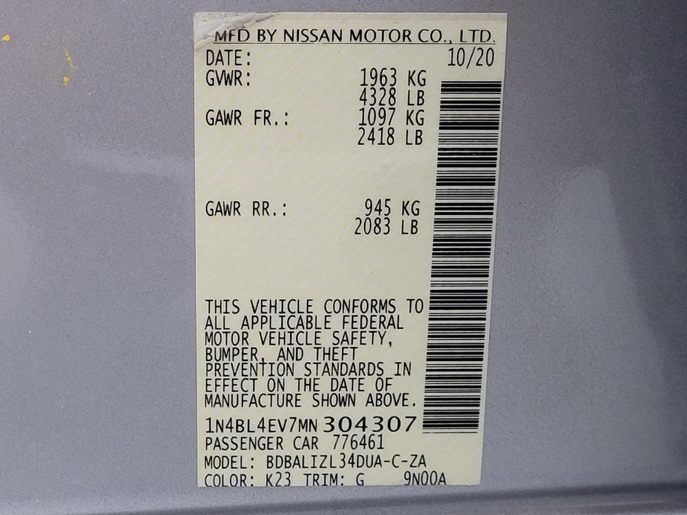 Used 2021 Nissan Altima 2.5 SL FWD image 32
