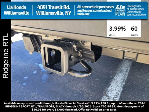 New 2026 Honda Ridgeline RTL image 5