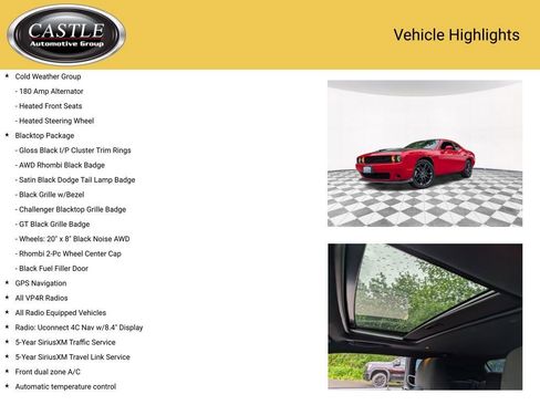 Used 2023 Dodge Challenger GT w/ Blacktop Package AWD/4WD image 4