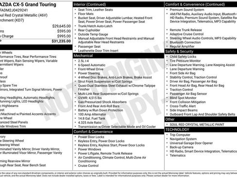 Used 2018 MAZDA CX-5 Grand Touring image 8