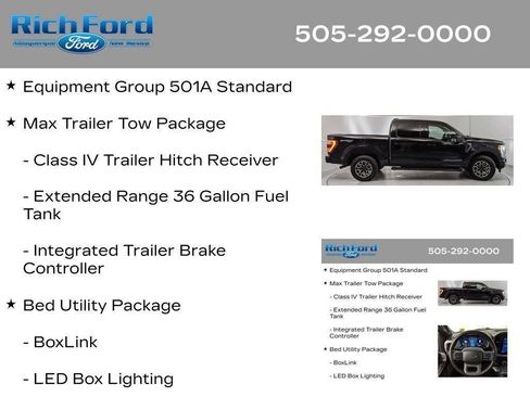 Certified 2023 Ford F150 Lariat w/ Max Trailer Tow Package AWD/4WD image 37
