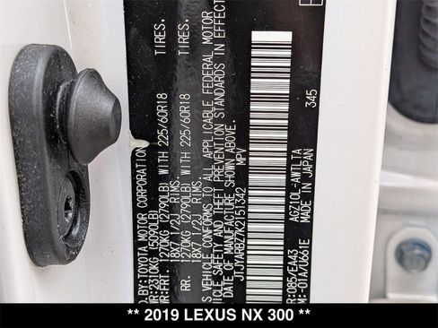 Used 2019 Lexus NX 300 FWD w/ Premium Package image 30
