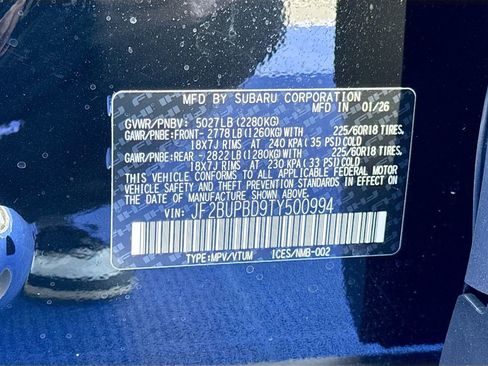 New 2026 Subaru Outback Premium AWD/4WD image 42