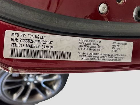 Used 2021 Dodge Challenger R/T Scat Pack w/ Shaker Package RWD image 33
