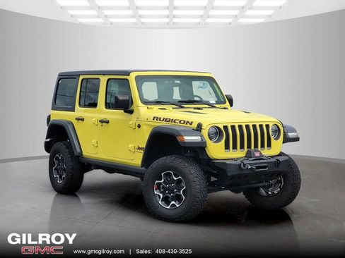 Used 2023 Jeep Wrangler Unlimited Rubicon w/ LED Lighting Group image 1