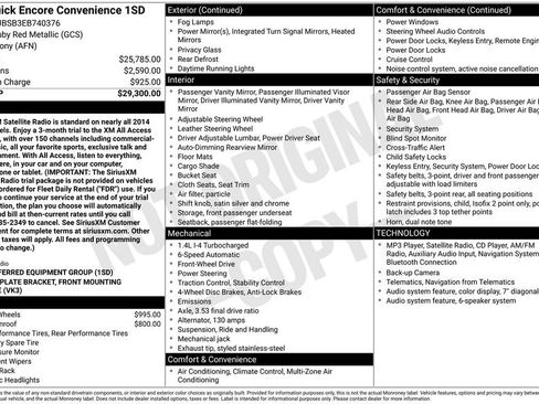 Used 2014 Buick Encore Convenience FWD image 2