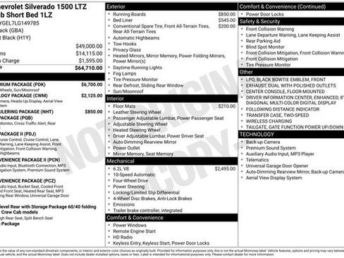 Used 2020 Chevrolet Silverado 1500 LTZ w/ LTZ Premium Package image 2