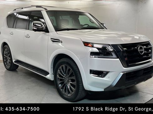 Used 2023 Nissan Armada Platinum w/ Captain's Chairs Package AWD/4WD image 7