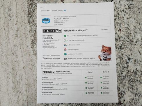 Used 2017 Nissan Frontier SV image 9