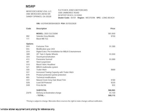 Certified 2025 Mercedes-Benz GLE 350 4MATIC image 26