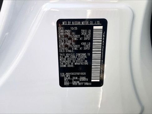 New 2026 Nissan Armada Platinum Reserve image 14