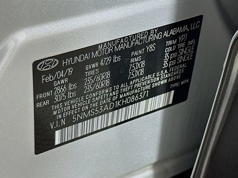 Used 2019 Hyundai Santa Fe Limited FWD image 33