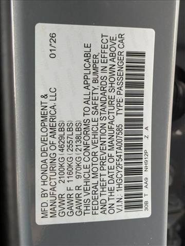 New 2026 Honda Accord Sport image 17