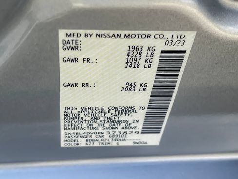 Used 2023 Nissan Altima 2.5 SV FWD image 26