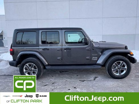 Certified 2021 Jeep Wrangler Unlimited Sahara w/ LED Lighting Group image 2