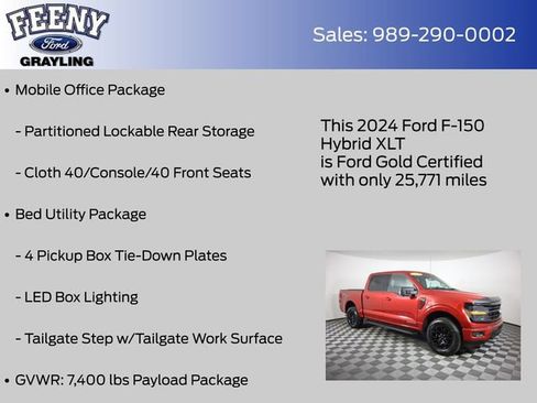 Used 2024 Ford F150 XLT w/ Equipment Group 302A MID AWD/4WD image 24