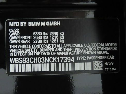 Used 2022 BMW M5 w/ Competition Package image 36