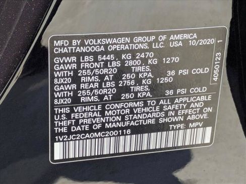 Used 2021 Volkswagen Atlas Cross Sport SE w/ Panoramic Sunroof Package FWD image 24