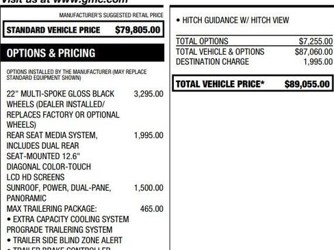 Used 2024 GMC Yukon Denali w/ Max Trailering Package image 2