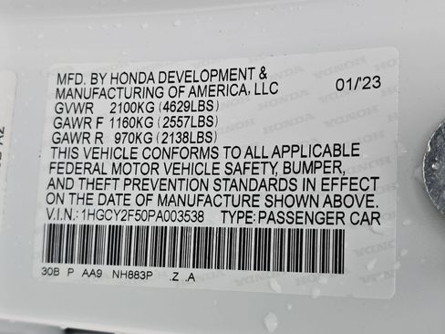 Certified 2023 Honda Accord Sport image 33