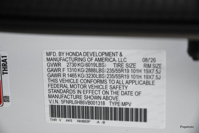 New 2027 Honda Odyssey Touring image 24